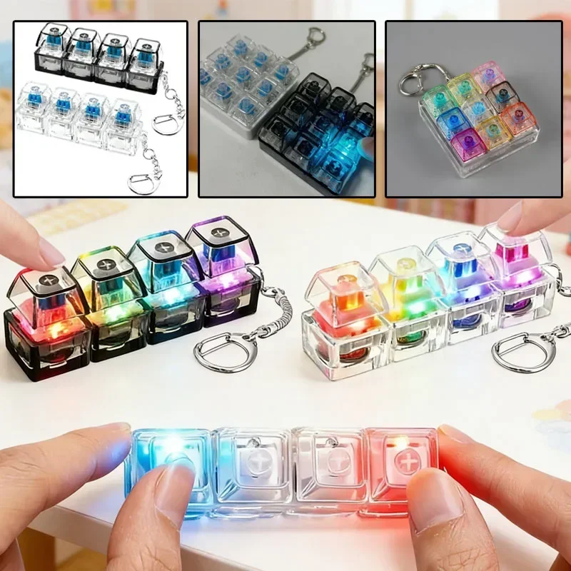 Office Tech And Gadgets - 1pcs LED Keyboard Keycap Stress Relief