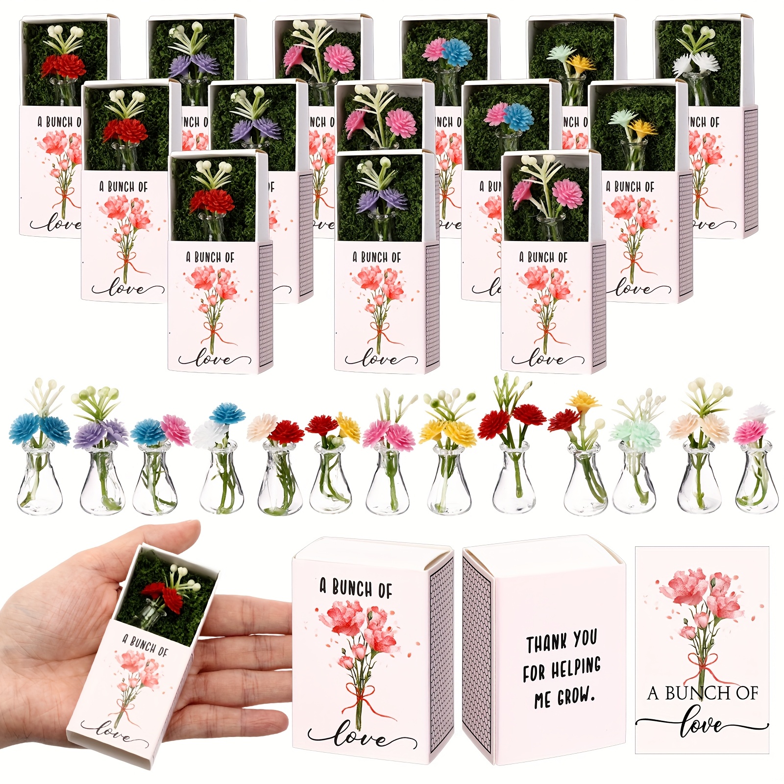 50 Bulk Mini Bud Vase with Sma – обзор и цена Office Of Tech