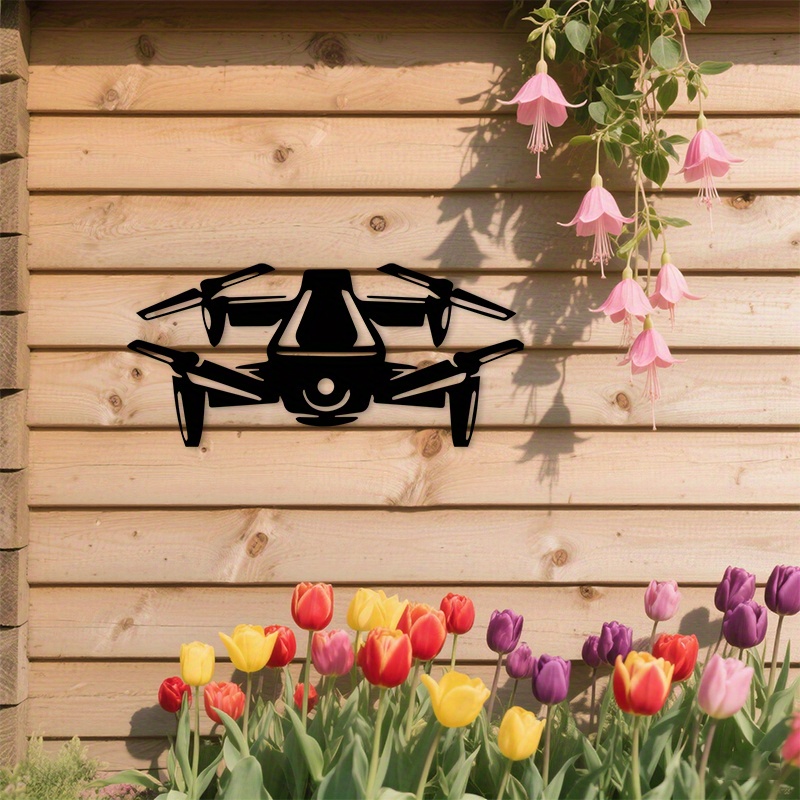 Drone Silhouette Metal Wall Ar – обзор и цена Office Of Tech