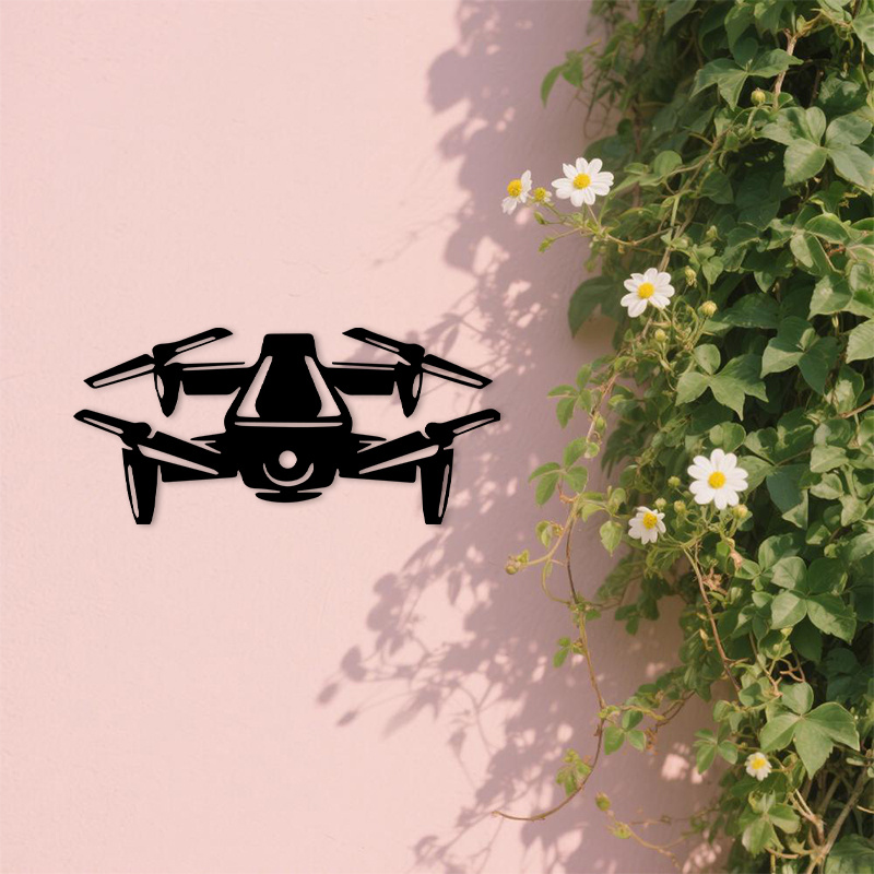 Drone Silhouette Metal Wall Ar – обзор и цена Office Of Tech