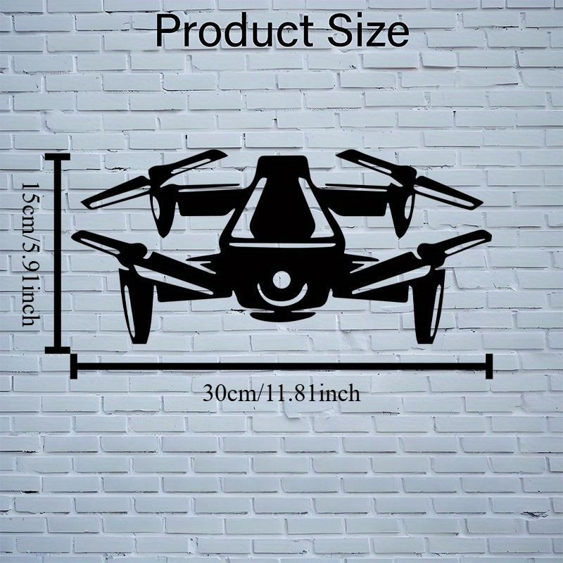 Drone Silhouette Metal Wall Ar – обзор и цена Office Of Tech