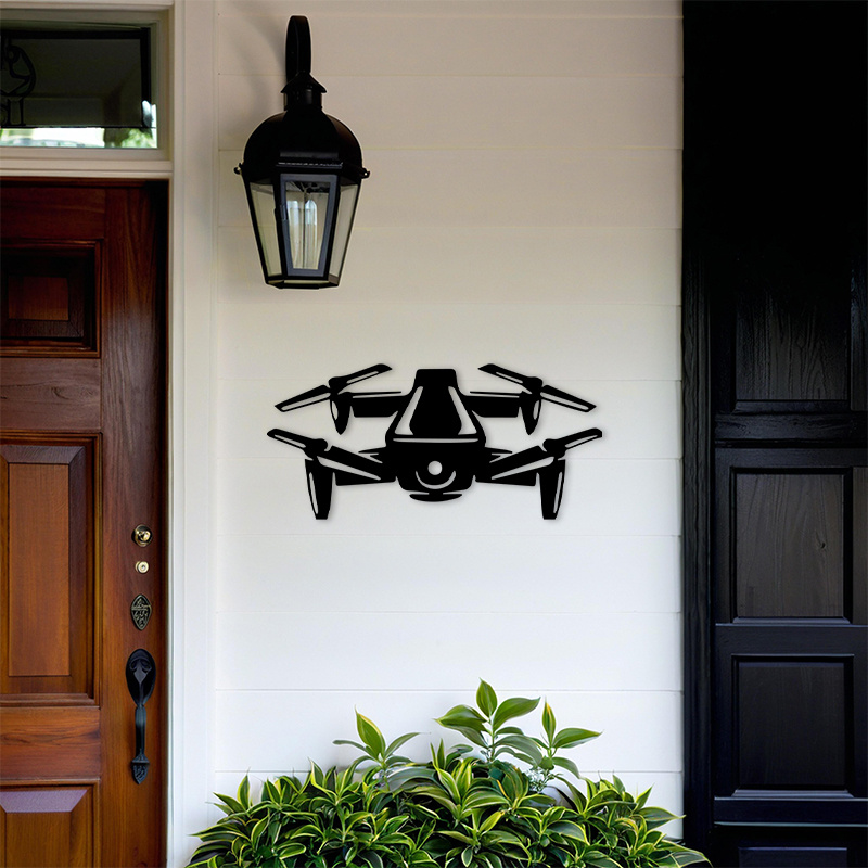 Drone Silhouette Metal Wall Ar – обзор и цена Office Of Tech