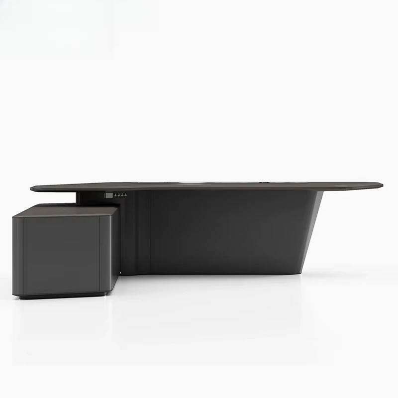 L Shape With Drawer White Luxu – обзор и цена Office Tech And Management