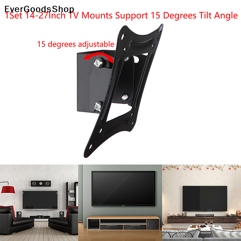 New 1Set 14-27Inch TV Mounts L – обзор и цена Flat Panel Mount Tilt
