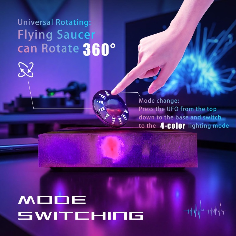 Levitating UFO Lamp Floating 3 – обзор и цена Office Tech And Gadgets