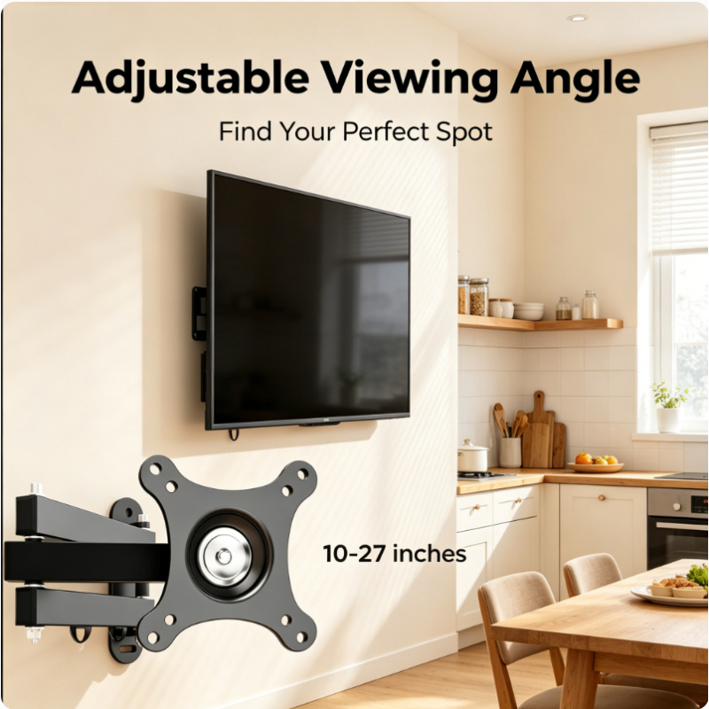 10-27 Inch Universal TV Wall M – обзор и цена Flat Panel Mount Tilt