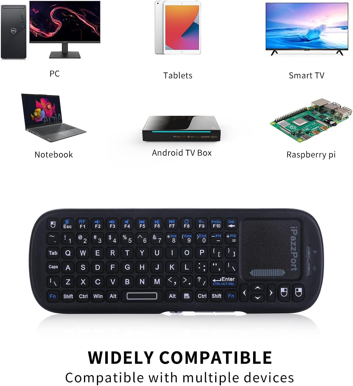 QWERTY Wireless Mini  Keyboard – обзор и цена Raspberry Pi Keyboard