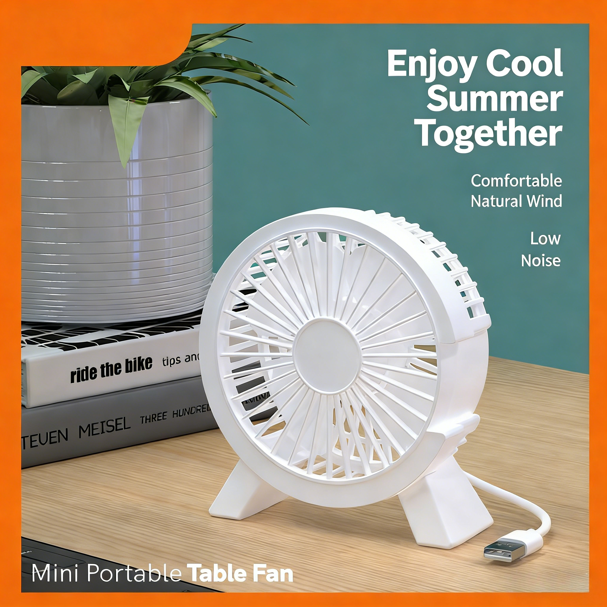 USB Small Fan Rechargeable Min – обзор и цена Home Office Tech Gadgets