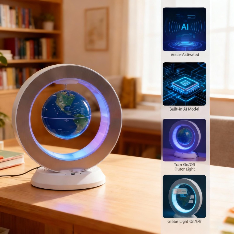 Levitating Globe Bluetooth Spe – обзор и цена Office Tech And Gadgets