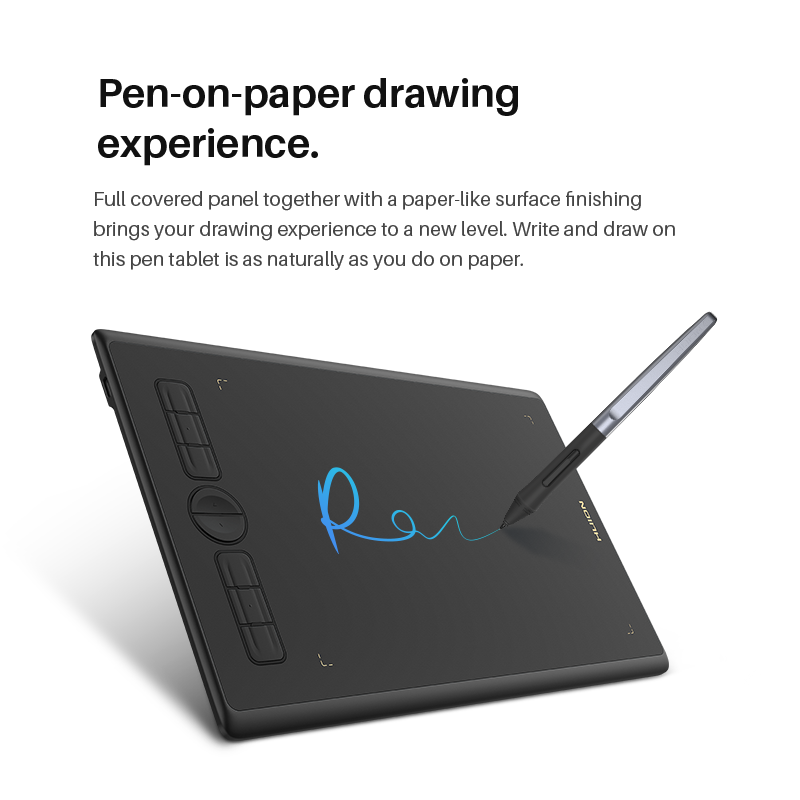 Huion H580X Graphics Tablet Di – обзор и цена Drawing Pad Signature