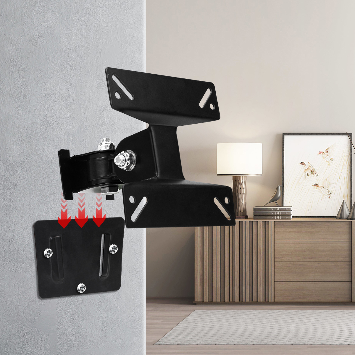 180° Swivel Iron TV Mount Brac – обзор и цена Flat Panel Mount Tilt