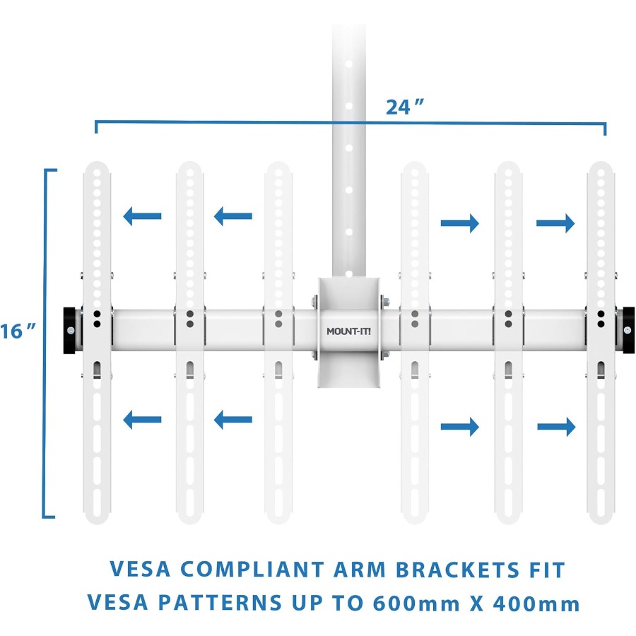 Ceiling TV Mount Bracket for 4 – обзор и цена Flat Panel Mount Tilt