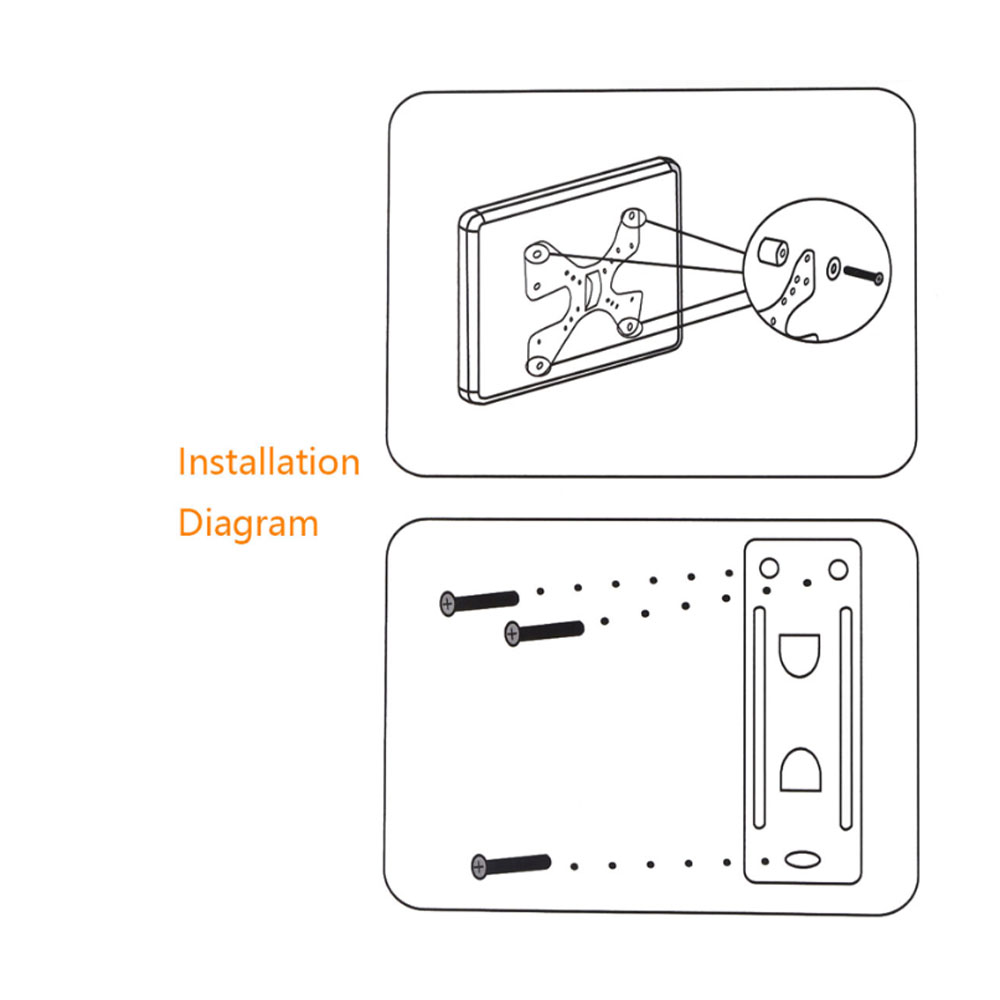TV Wall Mount Bracket Flat Pan – обзор и цена Flat Panel Mount Tilt