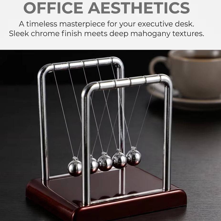 Newton Cradle Balance Pendulum – обзор и цена Office Technologies