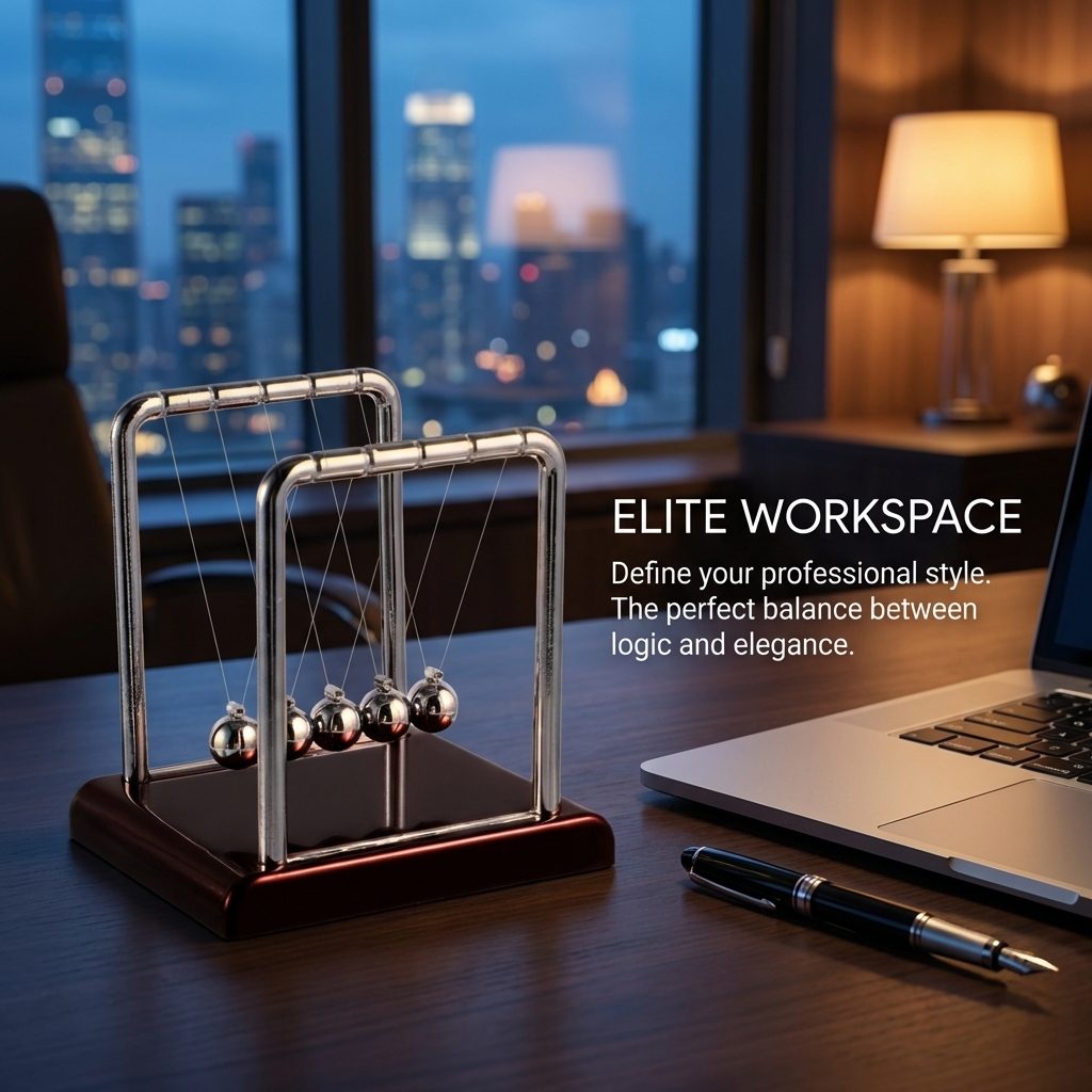 Newton Cradle Balance Pendulum – обзор и цена Office Technologies